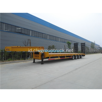 3 axls Kontainer Flatbed Semi Trailer berkualitas tinggi